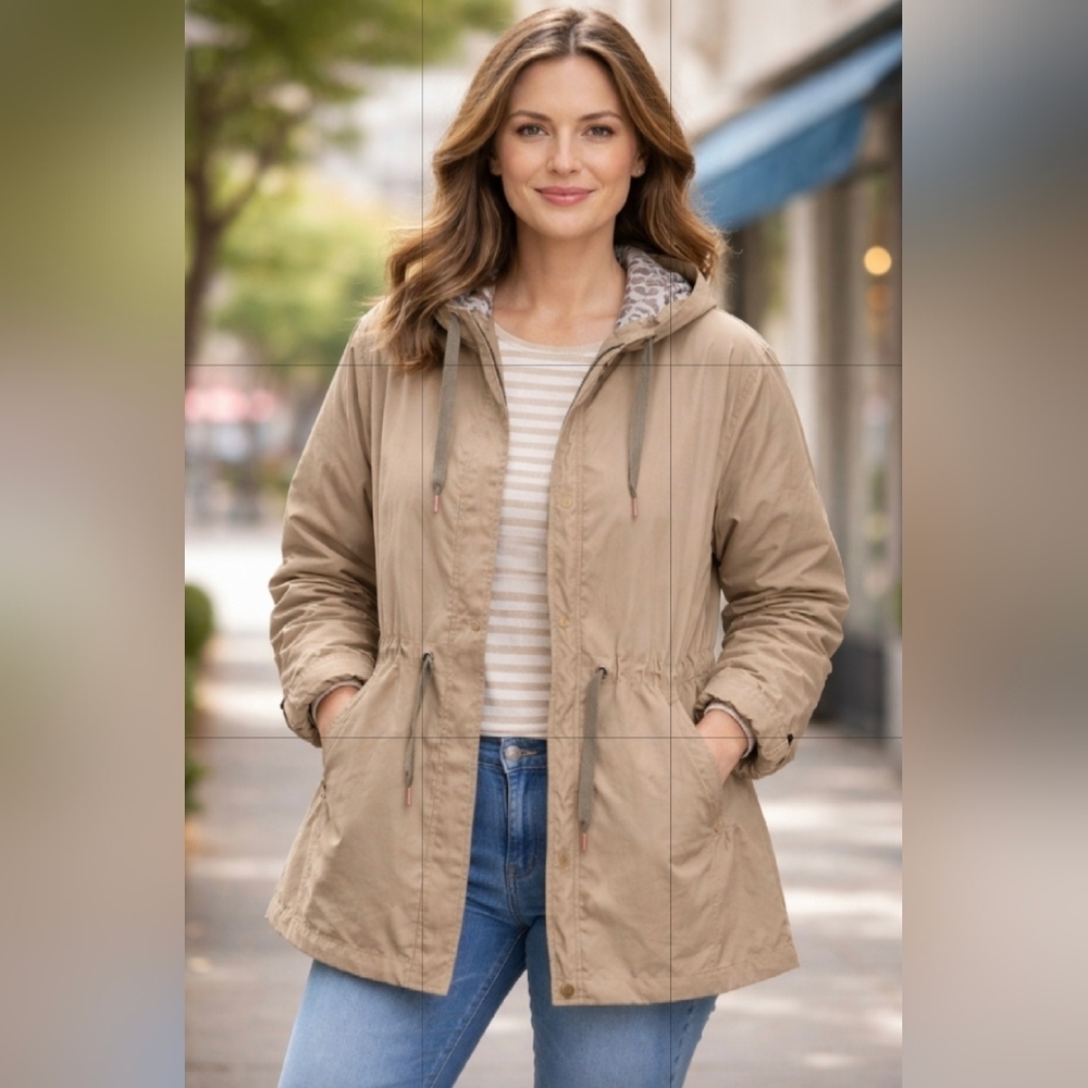 Nicole Miller New York Womens Size 3X Trench Coat New With Tags